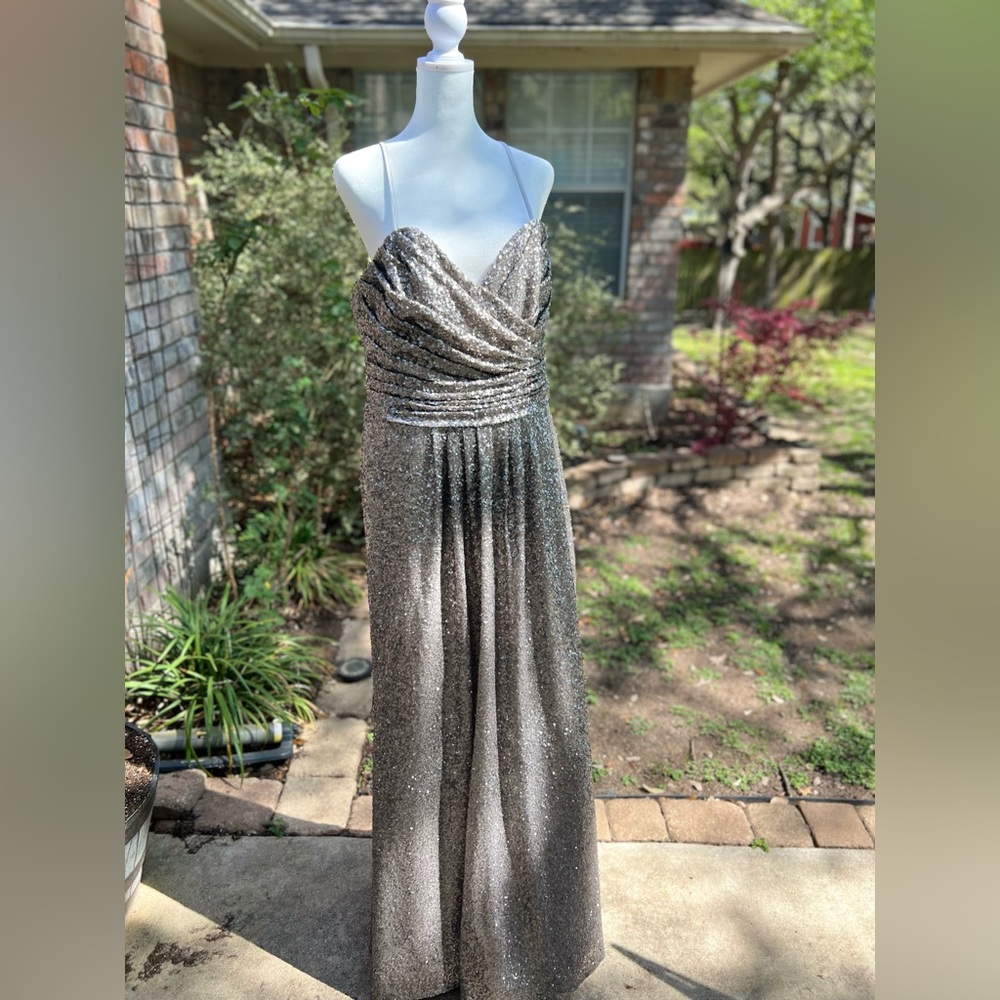 Sequin formal gown sz 16